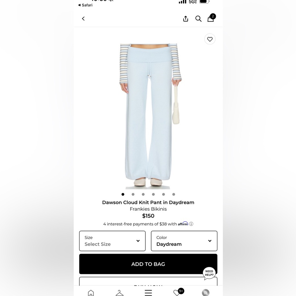 Frankie's Bikinis Dawson Cloud Knit Pants